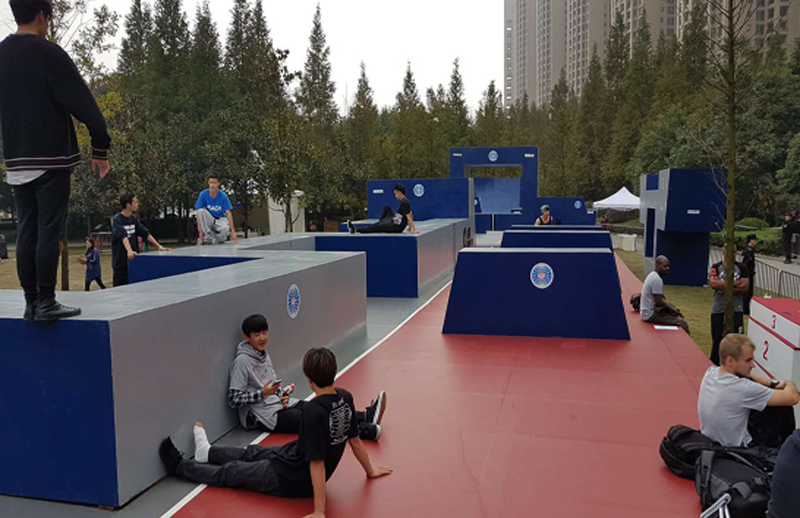 國際FISE極限運動巡回賽跑酷場地(四川成都)