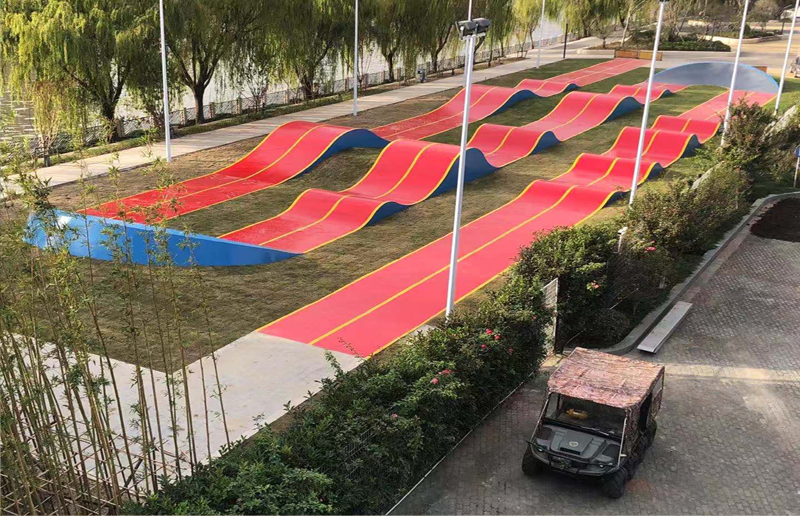 上海市青浦區(qū)環(huán)城水系景觀工程小輪車越野場(chǎng)地