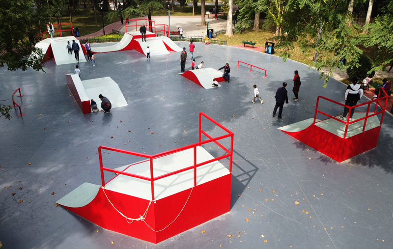 山東省淄博市人民公園極限運(yùn)動場（街區(qū)）