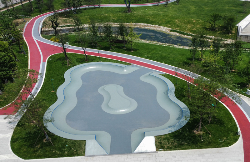 四川省德陽市綿遠(yuǎn)河生態(tài)公園極限運(yùn)動場