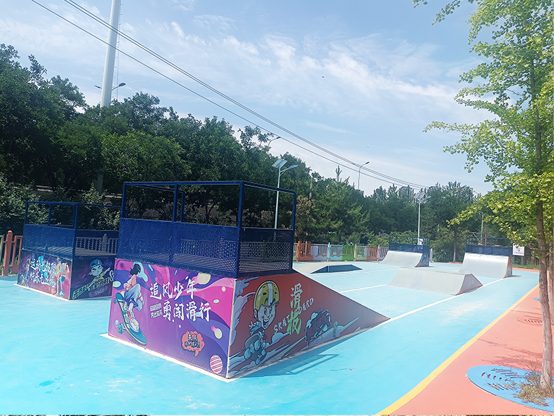 甘肅省蘭州市幸福里公園極限運(yùn)動(dòng)場(chǎng)